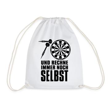 Opa 70 Jahre Darts – Geschenk für Dartspieler - Turnbeutel - Weiß - Vorne