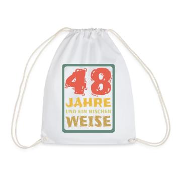 Weisheit 48 - Turnbeutel - Weiß - Vorne