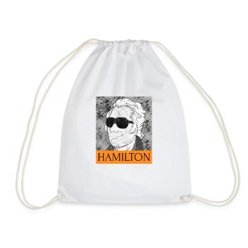 Hamilton - Drawstring Bag - white - Front