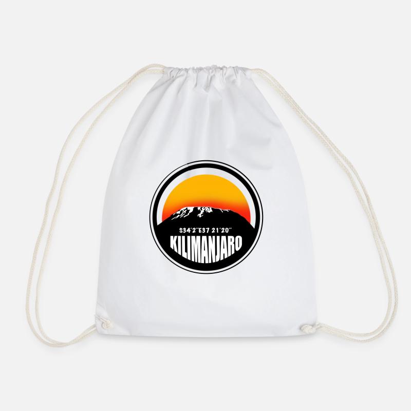 Kilimanjaro Afrika Tansania Climbers - Turnbeutel - Weiß