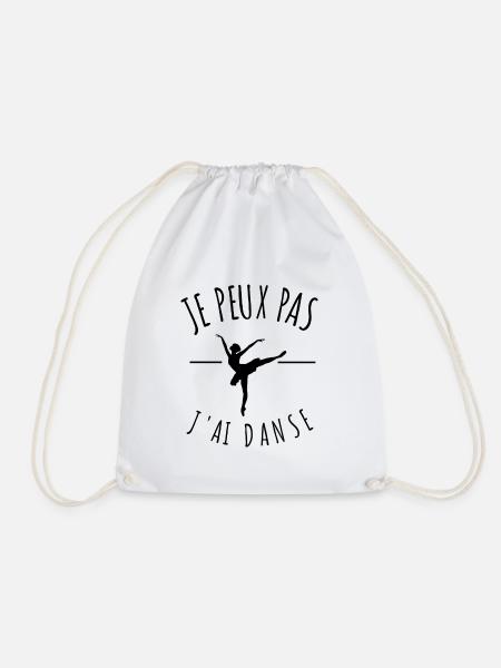 je peux pas j'ai danse classique danseuse humour - Sac de sport léger - blanc
