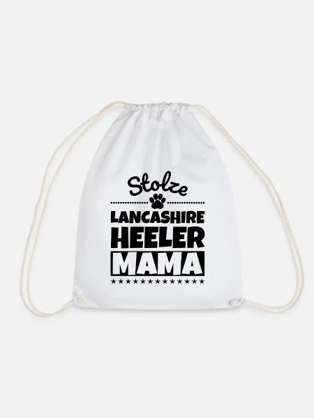 Stolze Lancashire-Heeler Mama - Turnbeutel - Weiß