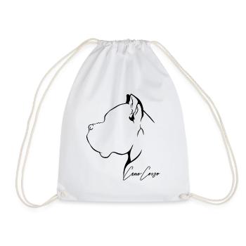 CANE CORSO Profil Chiens Chien Wilsigns - Sac de sport léger - blanc - Devant