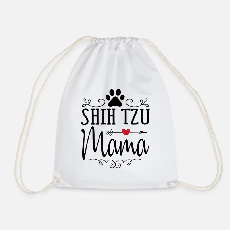 Shih Tzu - - Turnbeutel - Weiß
