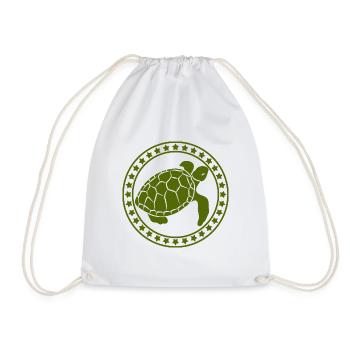Tortue / Reptile - Reptile - Sac de sport léger - blanc - Devant