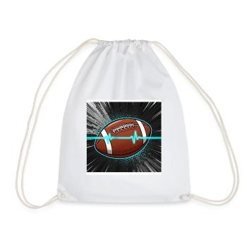 Touchdown! Die Faszination des American Football - Turnbeutel - Weiß - Vorne