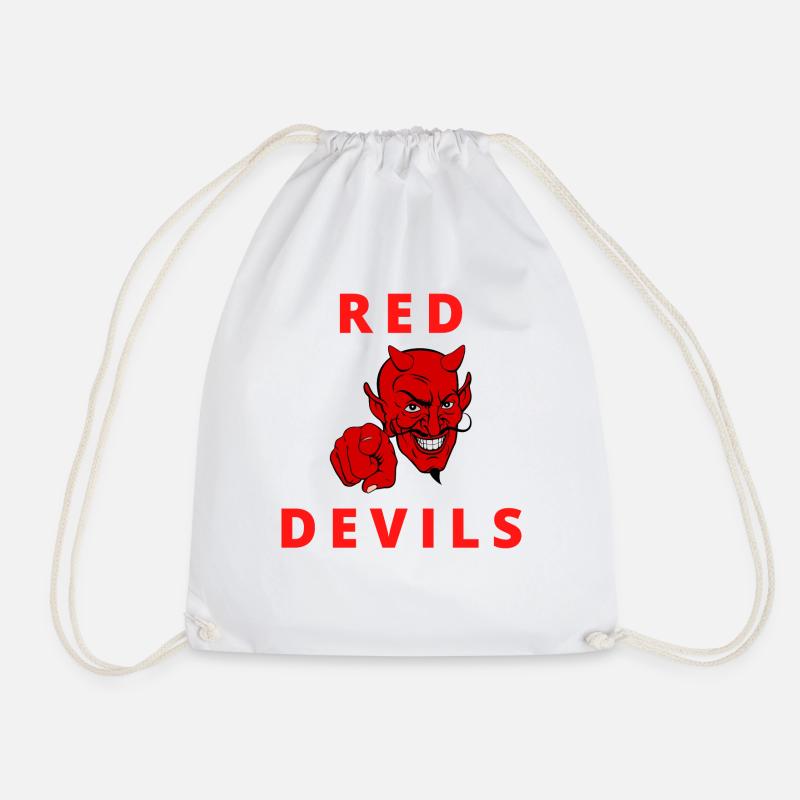 Red devils - Turnbeutel - Weiß