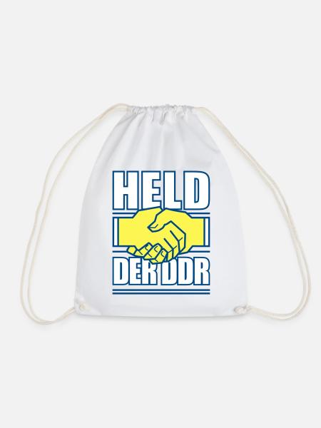 Held der DDR - Turnbeutel - Weiß
