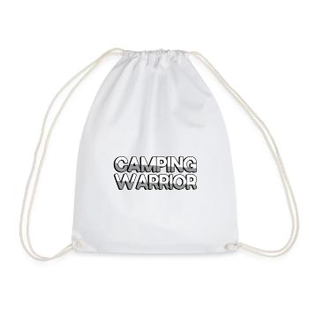 CAMPING WARRIOR - Camping - Drawstring Bag - white - Front