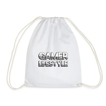 STYLE DE VIE GAMER - Jeux - Sac de sport léger - blanc - Devant