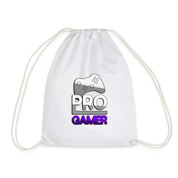 PRO GAMER (Violet) + Contrôleur - Jeux - Sac de sport léger - blanc - Devant