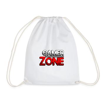 GAMER ZONE (Rot) - Gaming - Turnbeutel - Weiß - Vorne