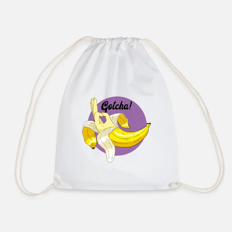Bananentrollmem - Turnbeutel - Weiß