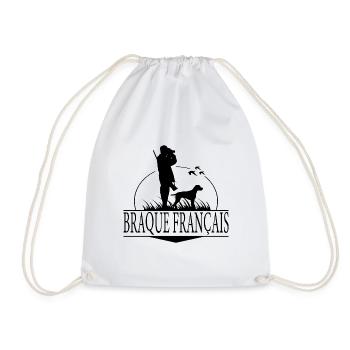 BRAQUE FRANCAIS Jagdhunde Jäger Hunde Wilsigns - Turnbeutel - Weiß - Vorne