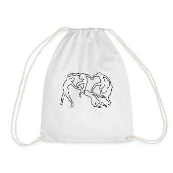 danser - Sac de sport léger - blanc - Devant