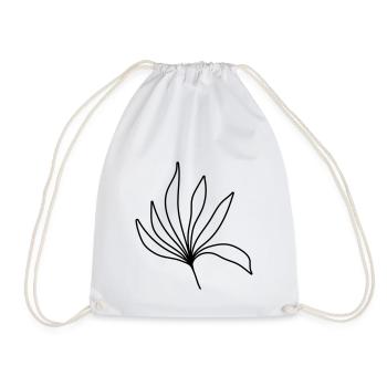 herbes simples - Sac de sport léger - blanc - Devant