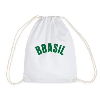 Brasilien - Turnbeutel - Weiß - Vorne