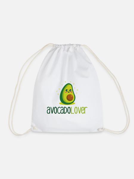 Avocado Lover - Avocado-Liebhaber - Turnbeutel - Weiß