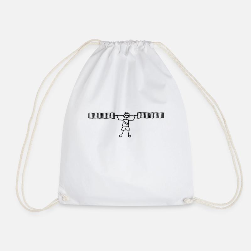 Strong - Drawstring Bag - white