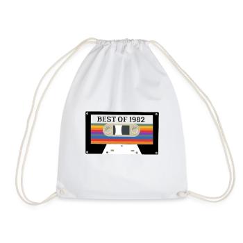 Jahrgang 1982 geboren Retro 1982 Geburtstag - Sac de sport léger - blanc - Devant