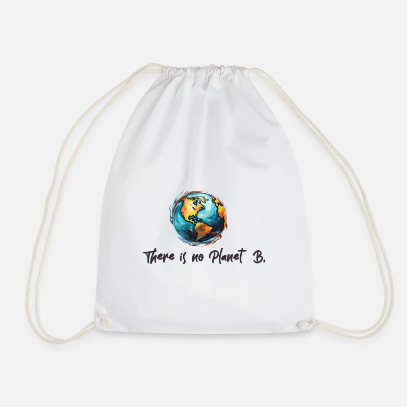 Protection du climat No Planet B - Sac de sport léger - blanc