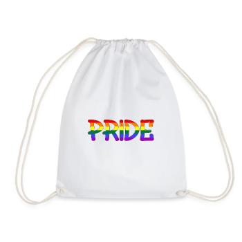Pride LGBT - Turnbeutel - Weiß - Vorne