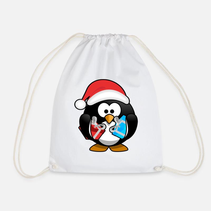christmas - Drawstring Bag - white