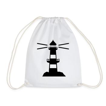 leuchtturm_f1 - Sac de sport léger - blanc - Devant