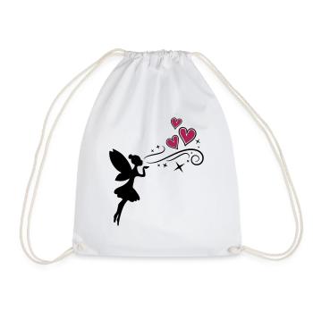 fairy fee hearts - Turnbeutel - Weiß - Vorne