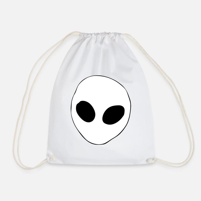 alien - Turnbeutel - Weiß