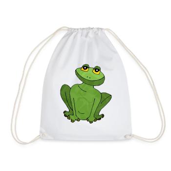 Grenouille - Sac de sport léger - blanc - Devant