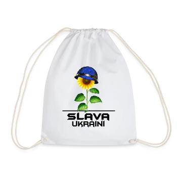 ukraine tournesol slava ukraini bleu-jaune - Sac de sport léger - blanc - Devant