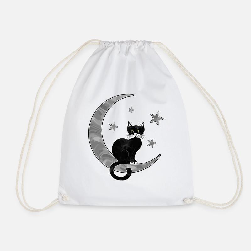 Chat - Sac de sport léger - blanc