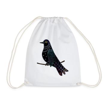 Oiseau - Sac de sport léger - blanc - Devant