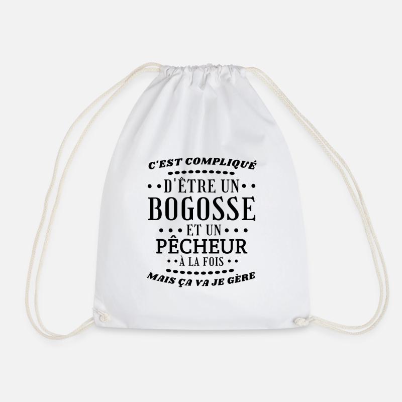 Bogosse pêcheur - Sac de sport léger - blanc
