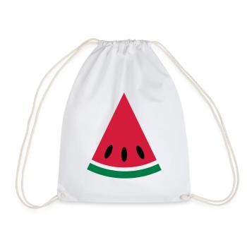 Melon - Drawstring Bag - white - Front