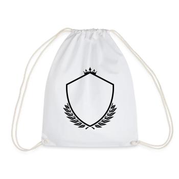 coat of arms - Drawstring Bag - white - Front