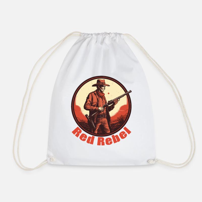 red rebel - Turnbeutel - Weiß