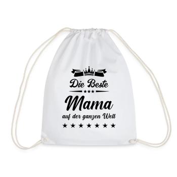 beste mama auf der welt 1 - Turnbeutel - Weiß - Vorne