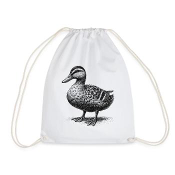 Canard - Sac de sport léger - blanc - Devant