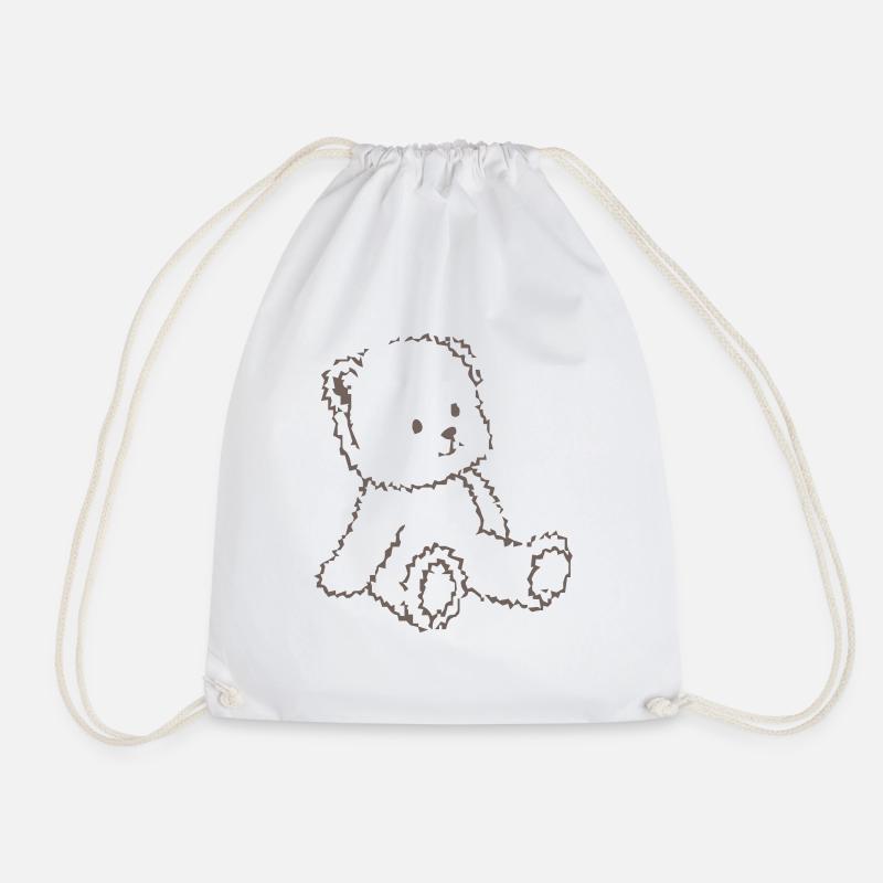 Teddy - Turnbeutel - Weiß