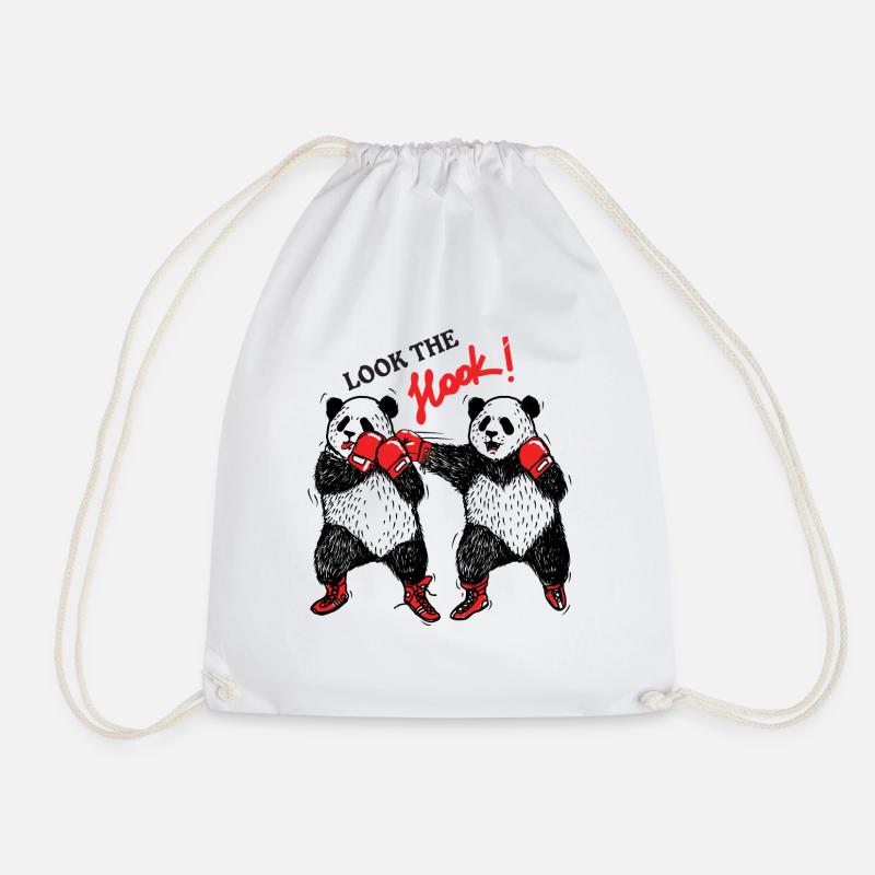 boxe panda Out main - Sac de sport léger - blanc