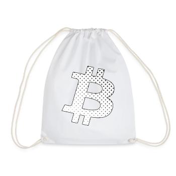 Bitcoin - Drawstring Bag - white - Front