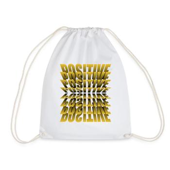 Répandre la Joie avec ce Design-Typographie design - Sac de sport léger - blanc - Devant