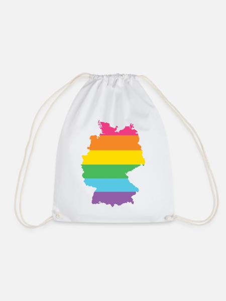 LGBTQ Deutschland - Turnbeutel - Weiß