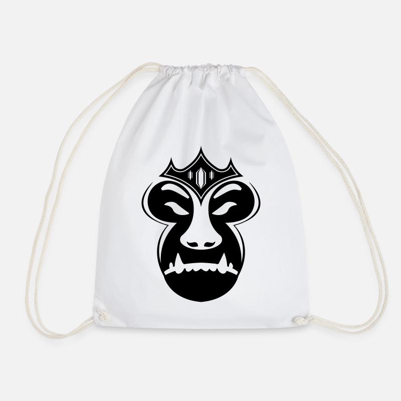 Monkey King – Emblem der urbanen Herrschaft - Turnbeutel - Weiß