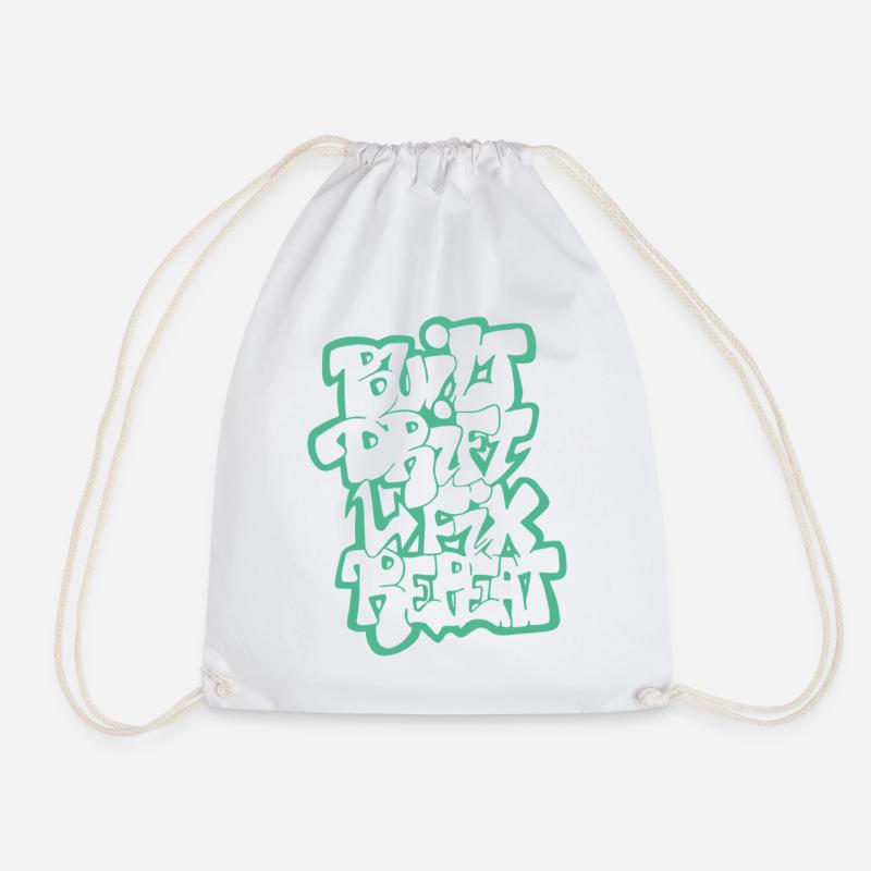 Dérivée construite Fix Répéter 04 - Sac de sport léger - blanc