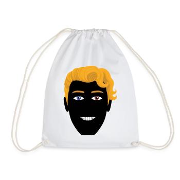 HETEROCHROMIA EYES #2 - nice people - Drawstring Bag - white - Front