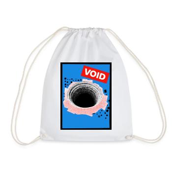 void - Drawstring Bag - white - Front