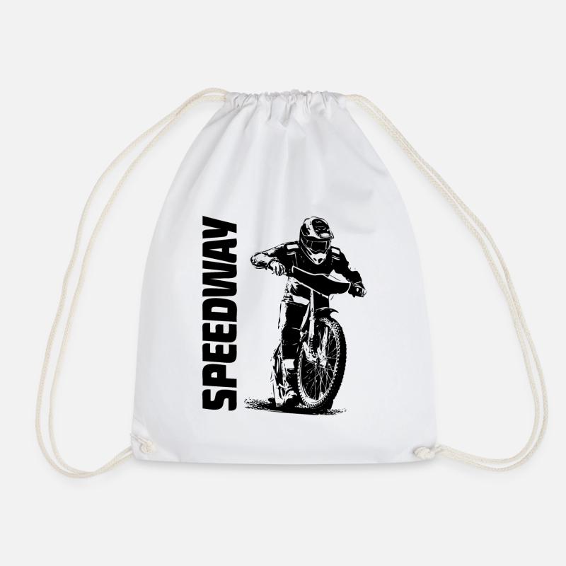 Speedway - Motorcycle Speedway - Turnbeutel - Weiß